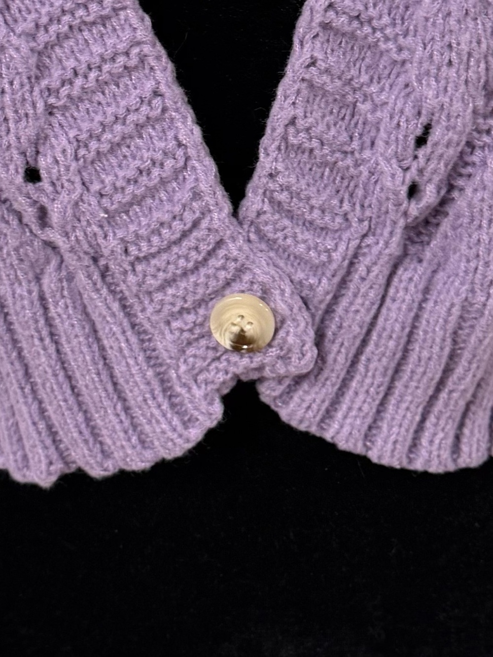 Timing Cropped Open Knit Cardigan - Picture 5 of 8